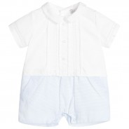 BABY BOY ROMPER - WOVEN