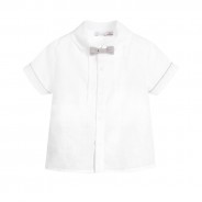 BOY SHIRT WITH BOW- WOVEN