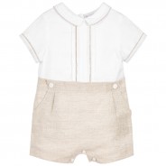BOY ROMPER - WOVEN