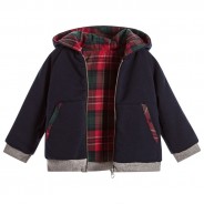 BOY REVERSIBLE COAT  - KNIT