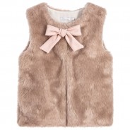 GIRL GILLET - WOVEN