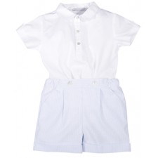 BOY ROMPER - WOVEN