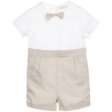 BOY ROMPER - WOVEN