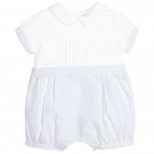 BABY BOY ROMPER - WOVEN