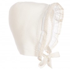 BABY GIRL BONNET - KNIT