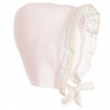 BABY GIRL BONNET - KNIT