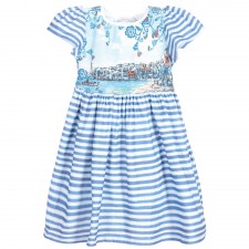 GIRL PRINTED DRESS - KNIT