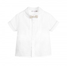 BOY SHIRT WITH BOW- WOVEN