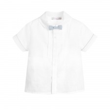BOY SHIRT WITH BOW- WOVEN