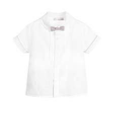 BOY SHIRT WITH BOW- WOVEN