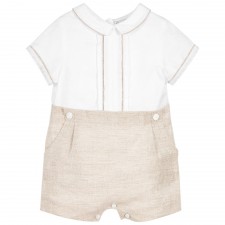 BOY ROMPER - WOVEN