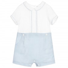 BOY ROMPER - WOVEN