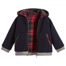 BOY REVERSIBLE COAT  - KNIT