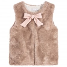 GIRL GILLET - WOVEN