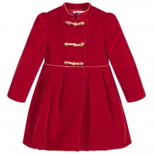 GIRL   COAT-  WOVEN