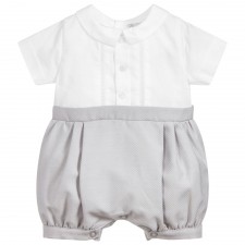 BABY BOY ROMPER - WOVEN