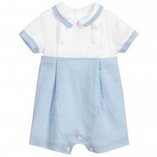 BOY ROMPER - WOVEN